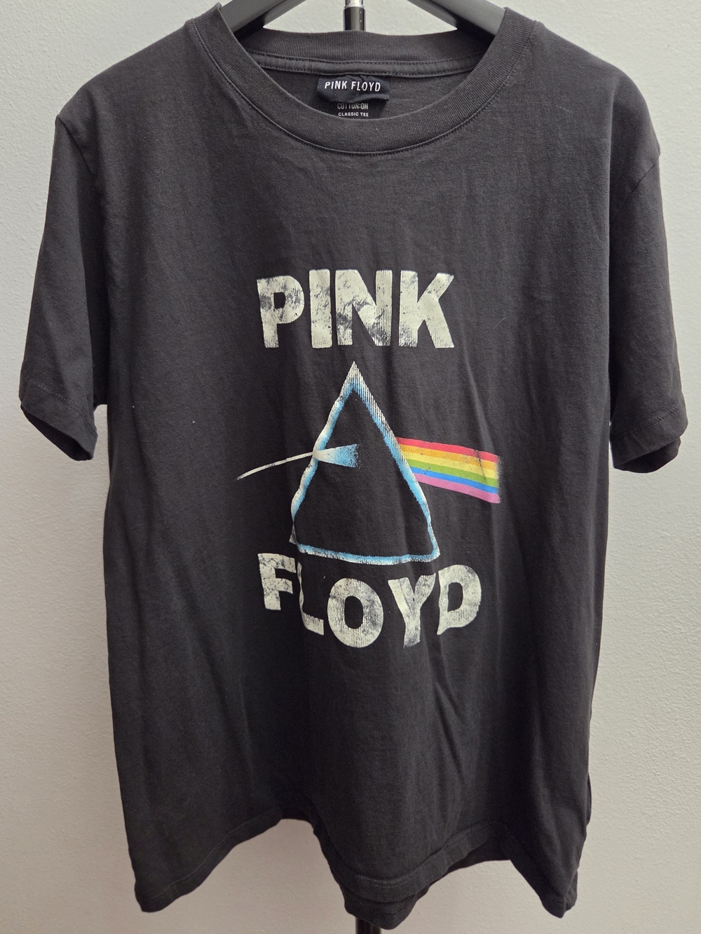 Cotton On Pink Floyd Dark Side of the Moon Graphic T-Shirt – Black (XL)